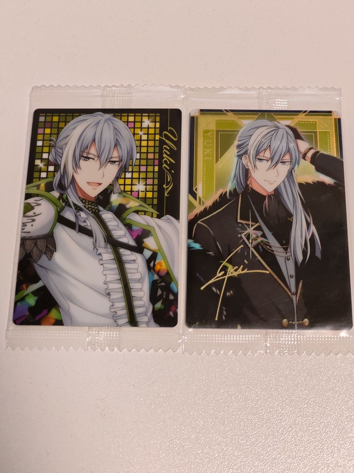 カード アイナナ ウエハース 箔押し アイドリッシュセブン 未開封 千
