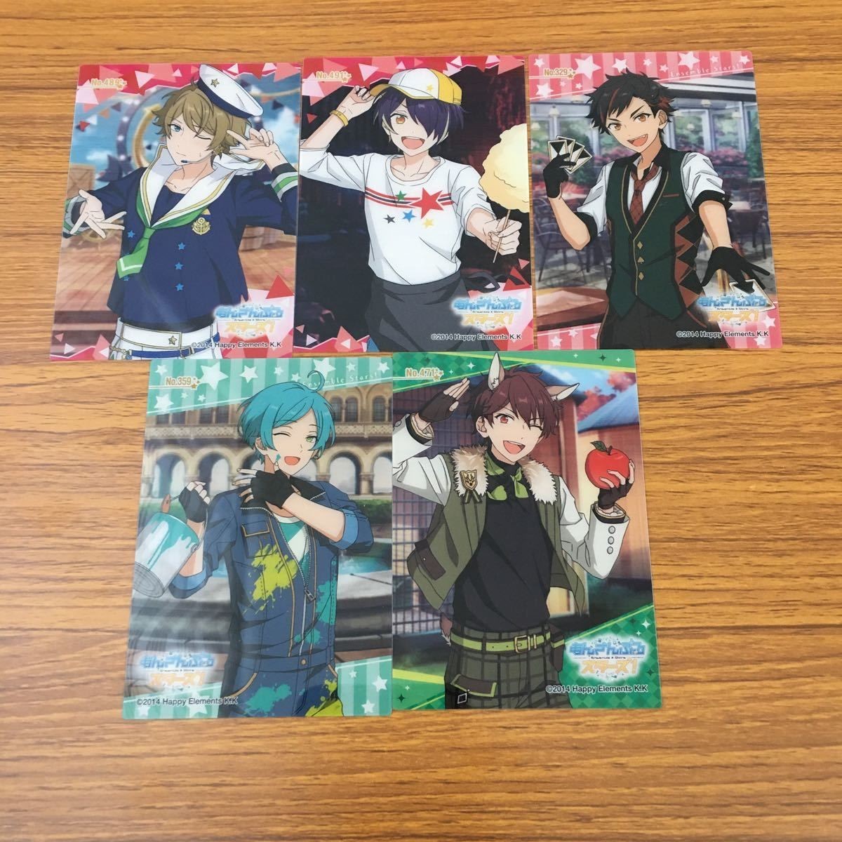クリア カード トレカ まとめ あんさんぶるスターズ あんスタ 流星隊 高峯 翠 深海 奏汰 仙石 忍 南雲 鉄虎 守沢 千秋 19