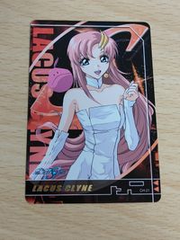 Gundam SEED Lacus Clyne Gold Foil Card