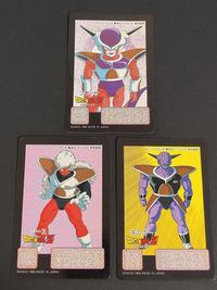 Dragon Ball Z Frieza Ginyu Jeice 1990 Bandai Carddas