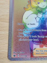 お薦め Pokemon Card KLARA Secret Rare 217/198 CHILLING REIGN クララ sr サムネイル 4