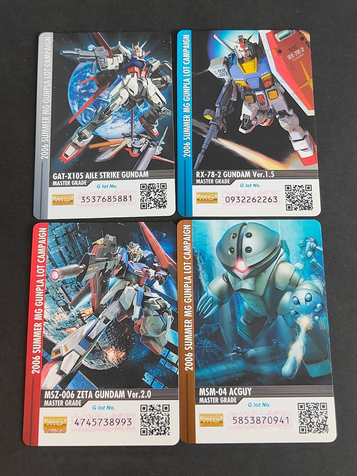 ガンプラ 2006 サマー キャンペーン ストライクガンダム RX-78-2 ゼータガンダム アッガイ