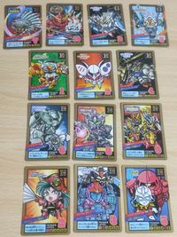 SD Gundam Super Battle Card Lot GP01 GP02