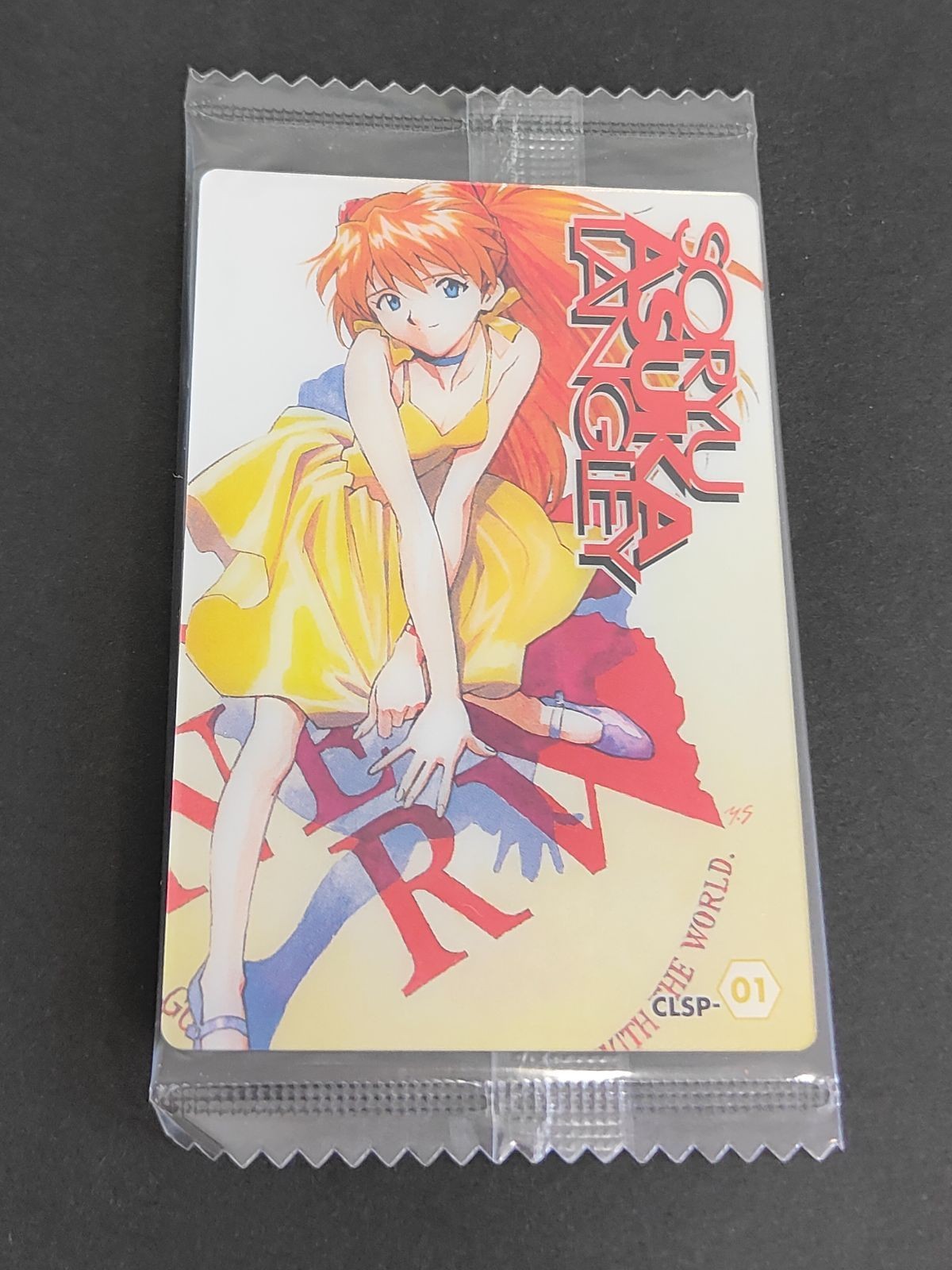 Evangelion Wafers Sealed Card Asuka CLSP-01