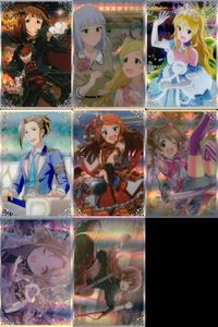 Idolmaster Hologram Picture Collection Card Lot Anime