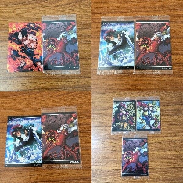 ワンピース ONE PIECE ワンピ カード トレカ 未開封 まとめ エース グザン ゴール SR 赤犬 サカズキ D キ