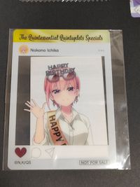 カード 五等分の花嫁 カード ウエハース まとめ 中野一花 未開封 フォトカード サムネイル 3