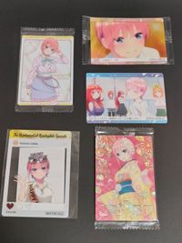 Quintessential Quintuplets Card Wafer Lot Nakano Ichika Sealed