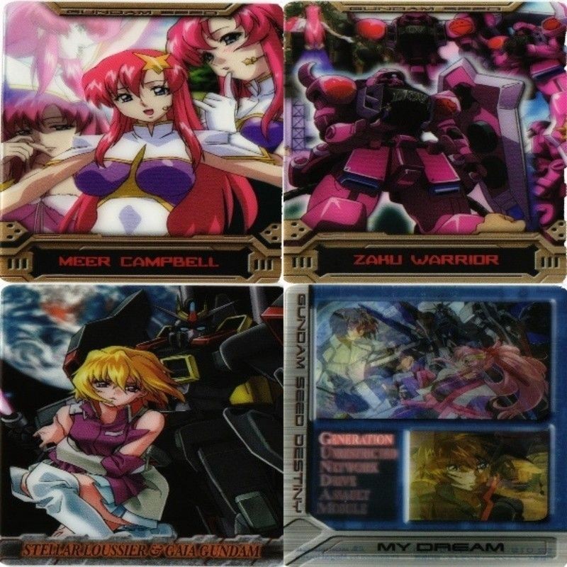 Gundam SEED Cagalli Stella Clear Card Lot Morinaga