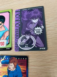 幽遊白書 カード 蔵馬 まとめ キラ アマダ PPカード ゴールドエンボス 133 蔵馬 幽助 桑原 44 4 カードダス プロモ STUDIO PIERROT スタジオぴえろ not for sale 箔押し サムネイル 10