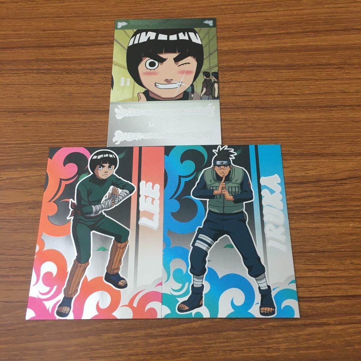 カード トレカ まとめ NARUTO ナルト ロック リー うみの イルカ レア キラ 29 カードガム エッチング