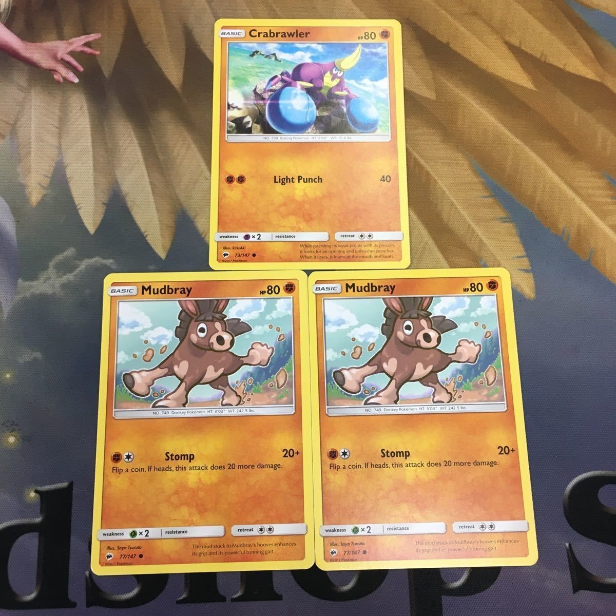 ポケモンカード 旧裏面 英語 海外版 3枚 マケンカニ ドロバンコ 28