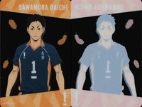 カード まとめ ハイキュー クリア 澤村大地 10 田中龍之介 16 灰羽リエーフ 28 日向翔陽 84 影山飛雄 86 岩泉一 86 及川徹 86 カードコレクションガム 2 クリア ガム サムネイル 7