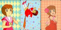 カード 魔法使い サリー おまじない サリーちゃん まとめ 67 69 70 1990 バンプレスト カードダス バンプレ サムネイル 1