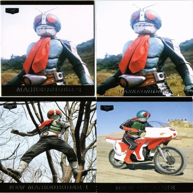 仮面ライダー R レア 新1号 サイクロン ダブルライダー カード まとめ