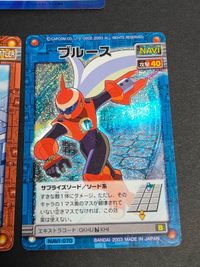 ロックマンエグゼ ブルース カード NAVI-070 伊集院炎山 034 ライガーゼロ 筆算マシーンDX シュナイダー ゾイド 火渡カイ ベイブレード カード サムネイル 2