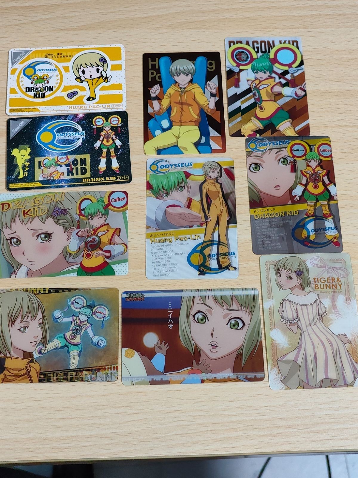 TIGER&BUNNY タイガー&バニー タイバニ ウエハース カード ドラゴンキッド メタルカード ホァン