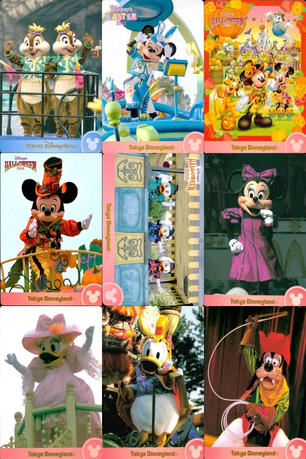 ディズニー コレクション カード まとめ 【 ★カードリスト参照 9枚 セット】 パレード 東京 ディズニーリゾート DISNEY ミッキー