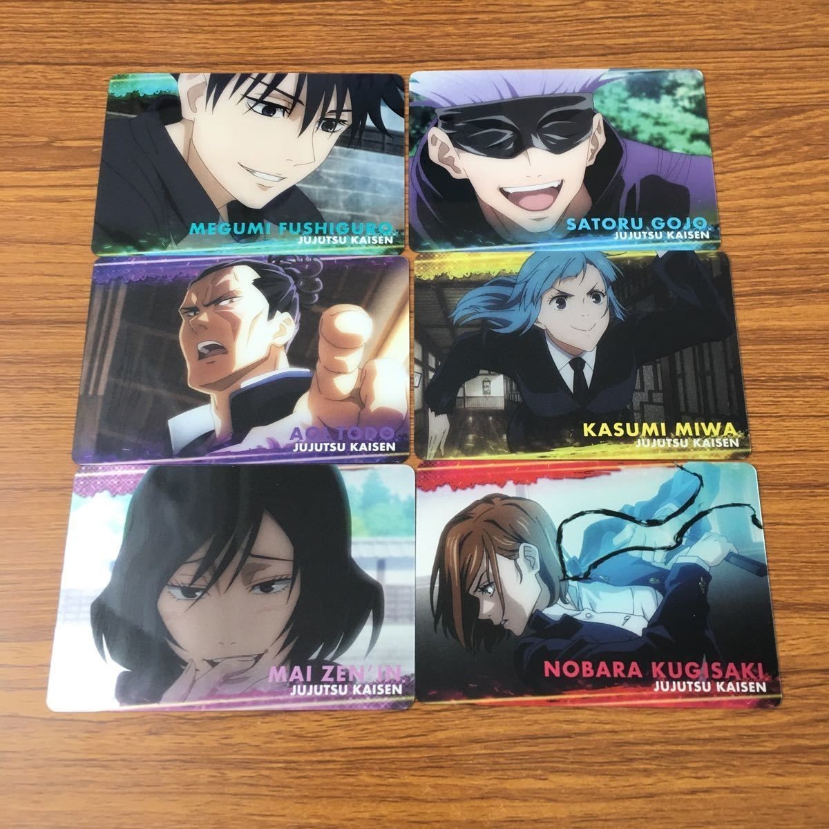 Jujutsu Kaisen Card Lot Tojo Aoi Nishimiya Anime
