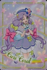 カード 映画 プリキュア 【 キュアコーラル】 キラキラカードグミ ウエハース P02 サムネイル 1