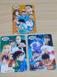 Doraemon Detective Conan Inuyasha Card Calendar Lot
