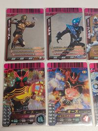 ガンバライド S6-032 030 029 フォーゼ メテオ ビースト SR 06-041 仮面ライダーオーズ タトバコンボ 06-013 043 オーズ メテオストーム サムネイル 3