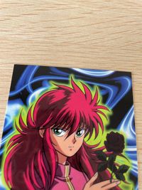 幽遊白書 カード VHS 初回特典 非売品 ★超激レア 蔵馬 妖狐 No 4 プロモ STUDIO PIERROT スタジオぴえろ not for sale 箔押し サムネイル 3