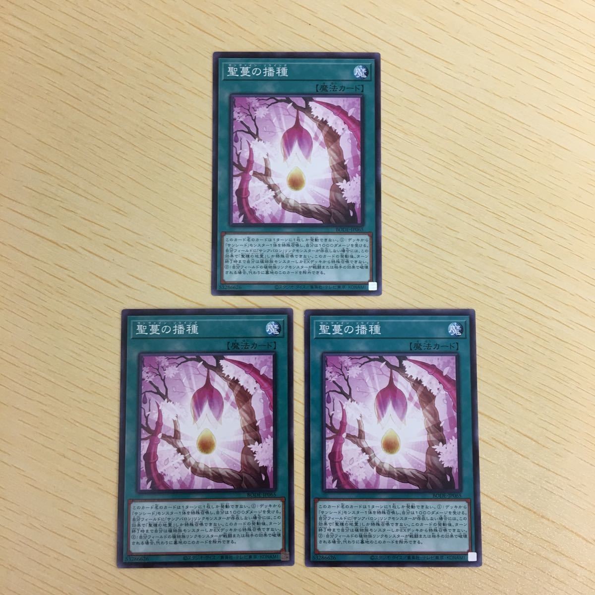 遊戯王 ノーマル カード トレーディングカード 聖蔓の播種 まとめ