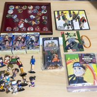 Shaman King Pins Badge Naruto Detective Conan Card Lot