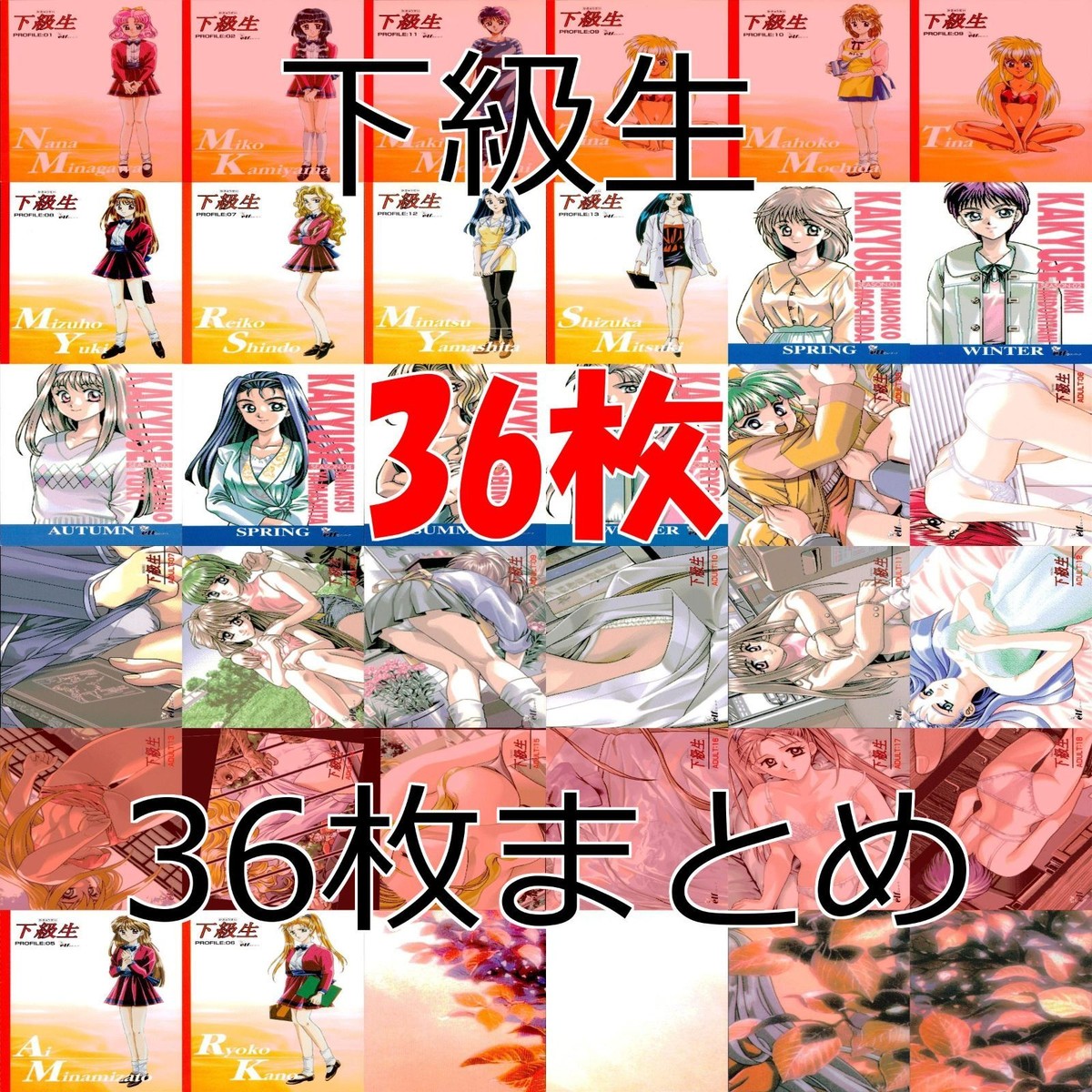 下級生 カード セミコンプ まとめ エルフ elf アートブレスト 美少女 ap656