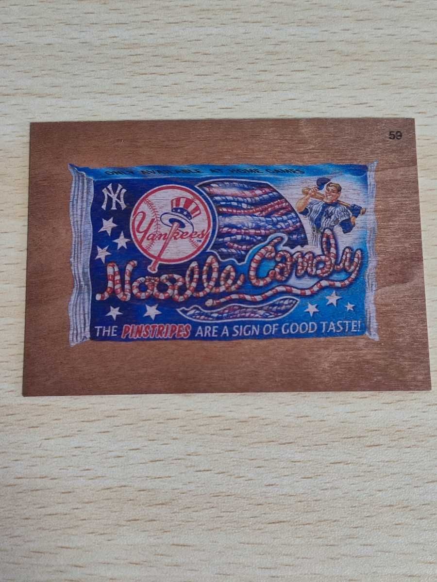 noodle candy yankees ヤンキース カード メジャーリーグ ヌードルキャンディー