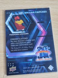 2021 Space Jam ニューレガシー foghorn Leghorn ルーニー トゥーンズ トレーディングカード レターマン パッチ