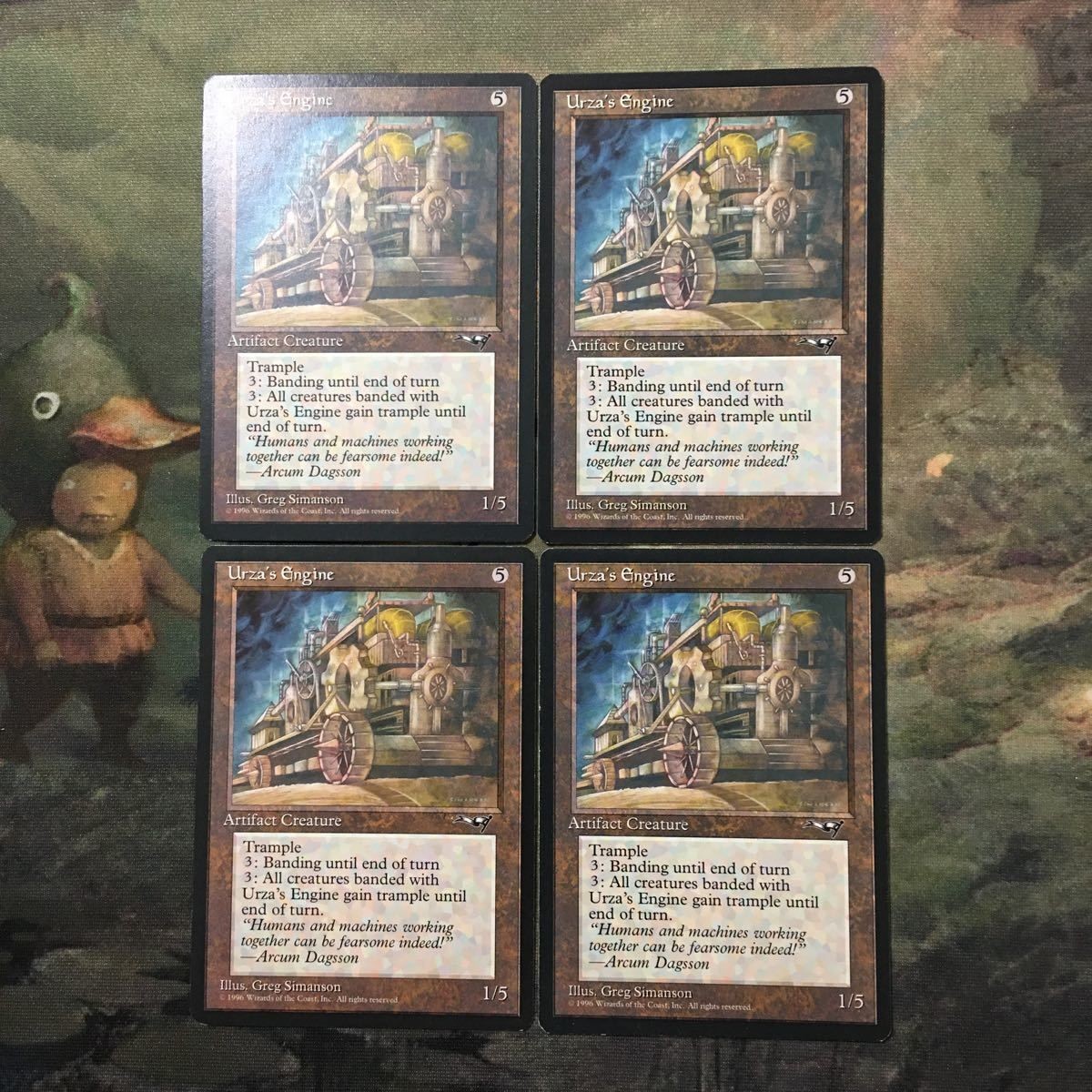 MTG マジックザギャザリング カード まとめ ALL Urza's Engine 4枚セット 98