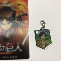 交渉歓迎 cas3 カード 3D ステッカー ？ 進撃の巨人 エレン イェーガー ストラップ キーホルダー サムネイル 6