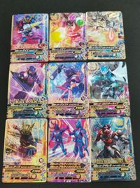 仮面ライダー ガンバライジング SR CP 9枚セット カード まとめ ゲイツ ジオウ ブレイブ バッファ えびりてぃらいぶ ナーゴ リバイ