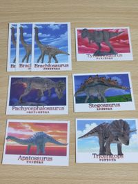 Dinamo Models Card Furuta Tyrannosaurus Stegosaurus