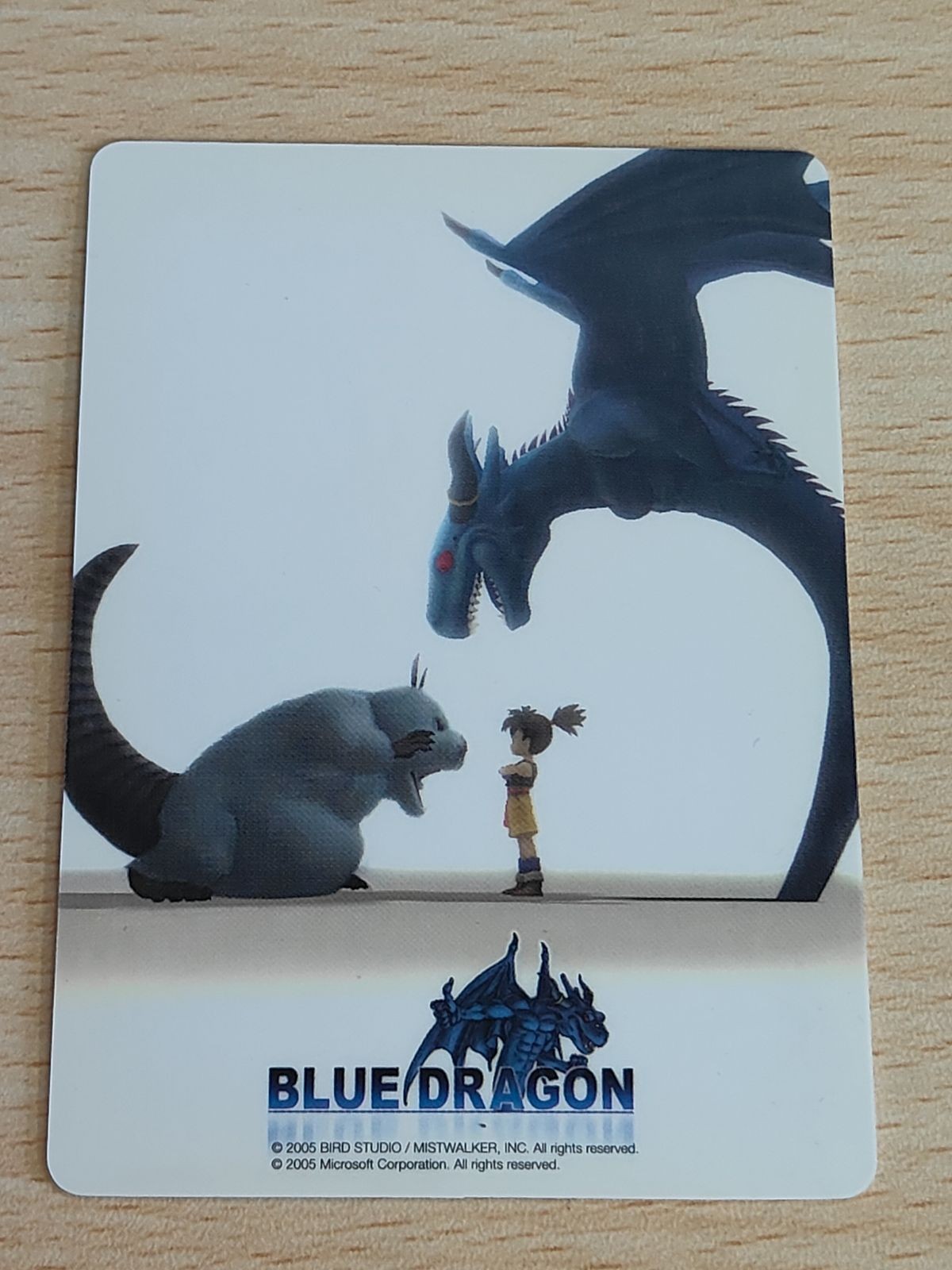 ブルードラゴン プラスティックカード シュウ スクラッチ BLUE DRAGON