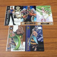 One Piece Gummy Card Lot Zoro Coby Enel Anime TCG