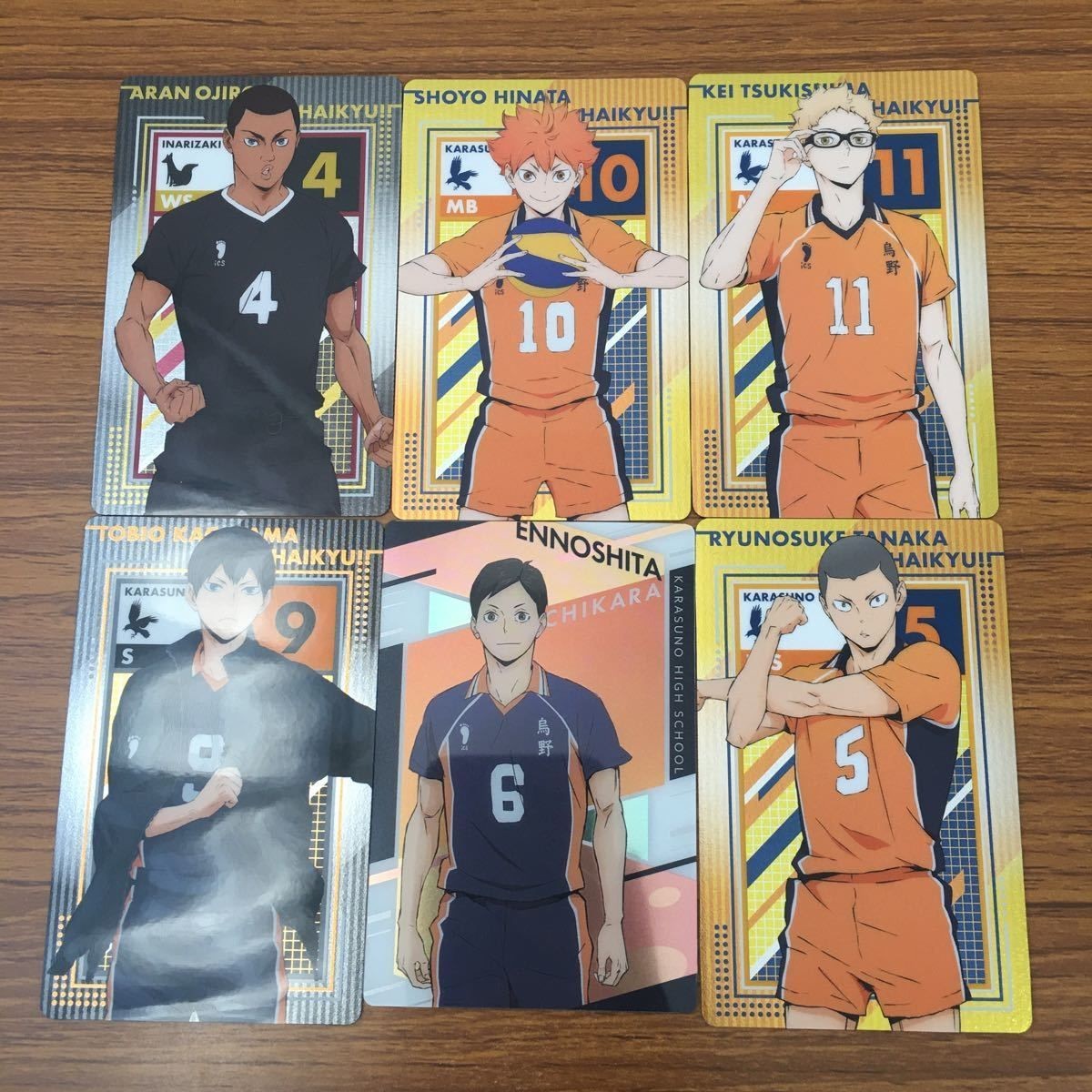 Haikyuu Kageyama Hinata Cards Lot Japanese Anime