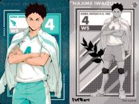 カード まとめ ハイキュー メタリック 岩泉一 No.06 森巣夜久 No.29 大将優 No.31 宮侑 No.22 田中龍之介 No.17 メタリックカード ウエハース サムネイル 2