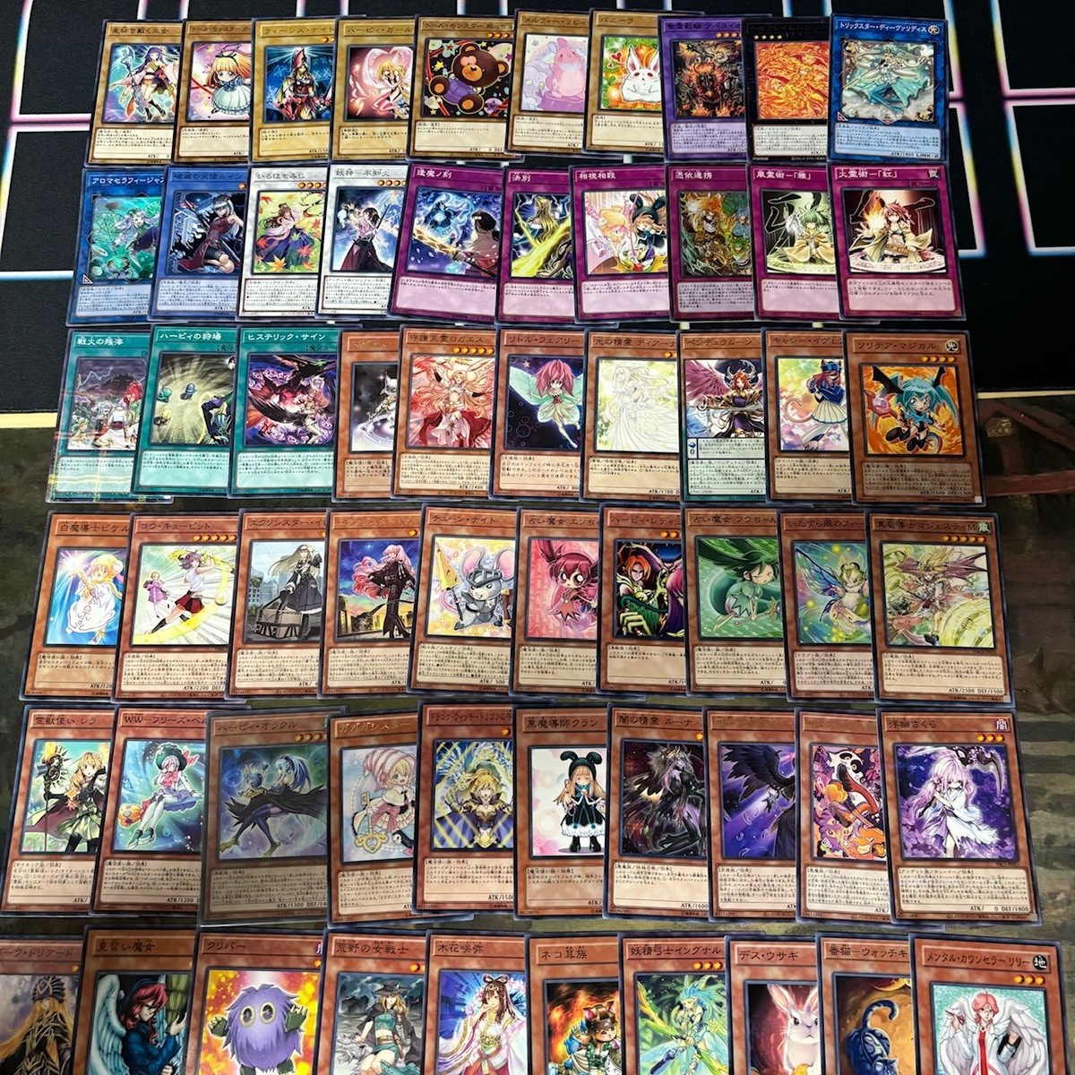 かわいい系 美少女系 被り無しコレクション 60枚 まとめ 遊戯王 バニーラ ピケル クラン 浮幽さくら