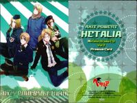 カード ヘタリア まとめ 非売品 プレミアム CDジャケット 特典 5種 プレミアムカード キャラクターカード Axis Powers フロンティアワークス Frontier Works サムネイル 6