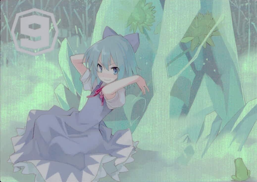 toho-12 カード 東方 雅華乱舞 美少女 キラ チルノ 牛木
