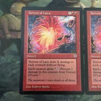 MTG マジックザギャザリング カード まとめ MIR 溶岩流/Torrent of Lava EN 2枚セット 49 サムネイル 2