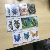 Carddass Report EX Insect Beetle Card Vintage Retro