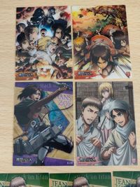 進撃の巨人 カード まとめ クリアカード 掃除 エレン ジャン クリスタ 26 09 10 ミカサ ハンジ 08 サムネイル 2