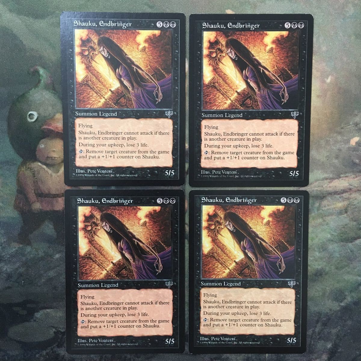 MTG マジックザギャザリング カード まとめ MIR 終末を招く者ジョークー/Shauku, Endbringer 4枚セット 15