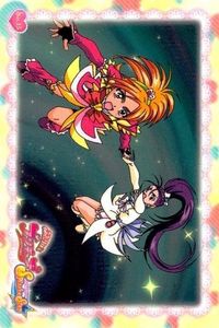 カード プリキュア スプラッシュスター キュアブラック キュアホワイト 共闘シーンカード No 15 プリキュアクイズ ensky エンスキー サムネイル 1