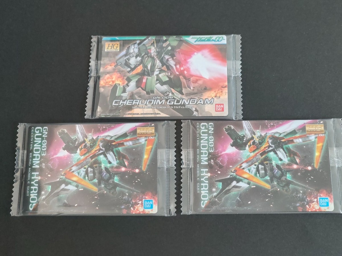 ガンプラ パッケージアート コレクション 表紙 カード ウエハース 未開封 ケルディムガンダム ガンダムキュリオス 212 188