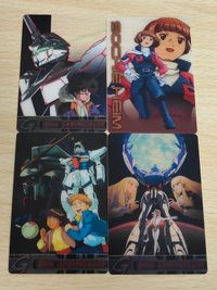 ガンダム総集編 30thアニバーサリー ウェファーチョコ 森永 ウエハース ターンエーガンダム クリアカード ディアナ・ソレル ソシエ ハイム ガンダムUC サムネイル 1